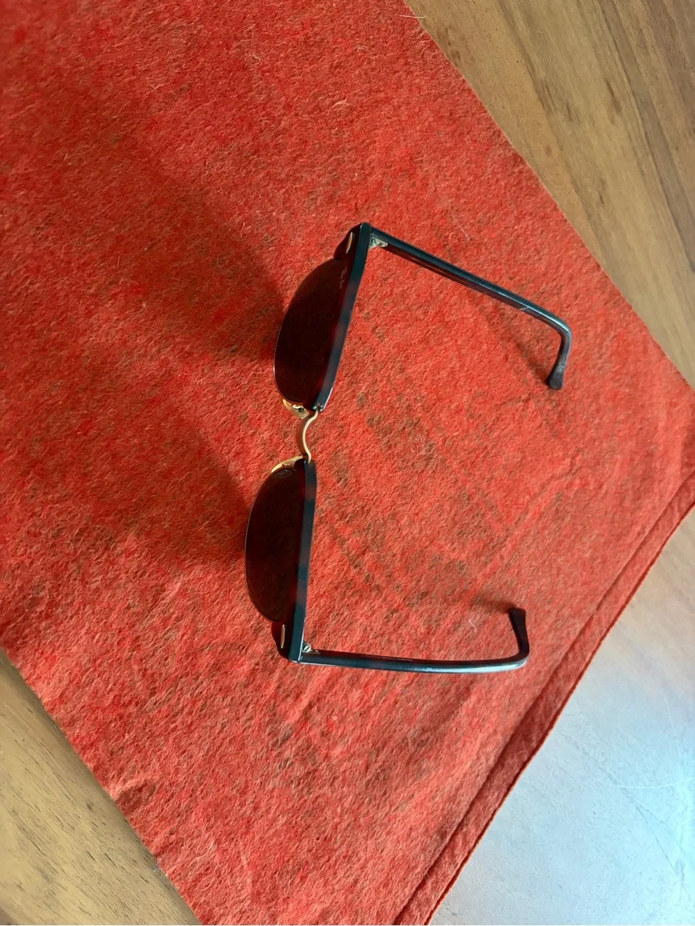 Vintage Bausch & lomb Ray-Ban Clubmaster Sunglasses - Tortoise Frame